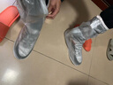 德力普（Delipow）防雨鞋套 男女成人学生加厚底防水防滑高筒雨鞋套便携式雨靴套 高筒加厚底雨鞋【白色】 2XL(适合43-44码) 实拍图