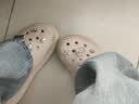 CROCS卡骆驰檀健次同款经典泡芙洞洞鞋轻便舒适男女同款花园鞋|207521 石英粉-6UR(含智必星) 39 (240mm) 实拍图