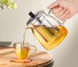 金灶（KAMJOVE）泡茶壶飘逸杯 耐热玻璃茶具功夫办公室花茶壶 茶水分离杯茶壶家用 A-19加长滤篮 750ml 实拍图