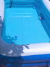 曼比鱼 儿童游泳池 超大充气游泳池 婴儿游泳池长方形保温洗澡盆 3.05米四层-电泵水枪泳圈球20 实拍图