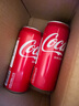 可口可乐（Coca-Cola）日本原装进口经典红罐铝罐包装 500ml*3瓶碳酸饮料汽水节日送礼 实拍图