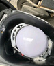 劲悦途复古头盔208  3C摩托车机车盔四季通用 个性电动车半盔 闪光白（配镀银风镜） 头围可调（54-60cm） 实拍图