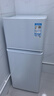 TCL 116升二级能效双开门两门二门养鲜冰箱小户型小型家用节能电冰箱租房国家补贴118升级款R116L5-B 实拍图