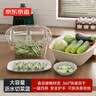 京东京造擦丝洗菜盆沥水篮子水果盆漏盆厨房食品接触级过滤盆 实拍图