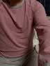 海之宁睡衣薄款纯色棉质家居服套装男士长袖长裤休闲居家服春秋天可外穿 实拍图