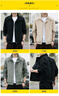男士外套春秋季新款韩版潮流工装立领大码帅气休闲男装夹克上衣 黑色 常规 M 建议80-100斤 实拍图