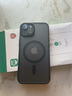 挚卫士【肤感磁吸】适用苹果14手机壳iPhone14保护套magsafe磁吸无线充电超薄防摔亲肤磨砂半透 午夜黑 实拍图