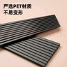 双枪（Suncha）耐高温不易滋生细菌家用合金筷子餐具套装 10双装韩国筷子 实拍图