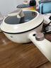 美的（Midea）电炒锅 电火锅 电蒸锅 电煮锅宿舍泡面家用多用途多功能 不沾炒菜锅3.2L电热锅 HCG2571 配蒸架 实拍图