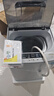 小鸭牌【官方店】全自动洗衣机小型宿舍迷你母婴儿童小孩宝宝专属家用出租房预约洗脱一体洗衣机小型迷你 6.0kg全自动【强力电机+终身联保】透明黑 全自动洗脱一体 实拍图