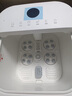 海尔（Haier）泡脚桶恒温加热全自动按摩足浴盆家用抑菌洗脚盆仿真按摩泡脚盆足浴桶父亲节礼物生日送男女朋友 【抑菌99.9%/恒温变频】电动按摩款 实拍图