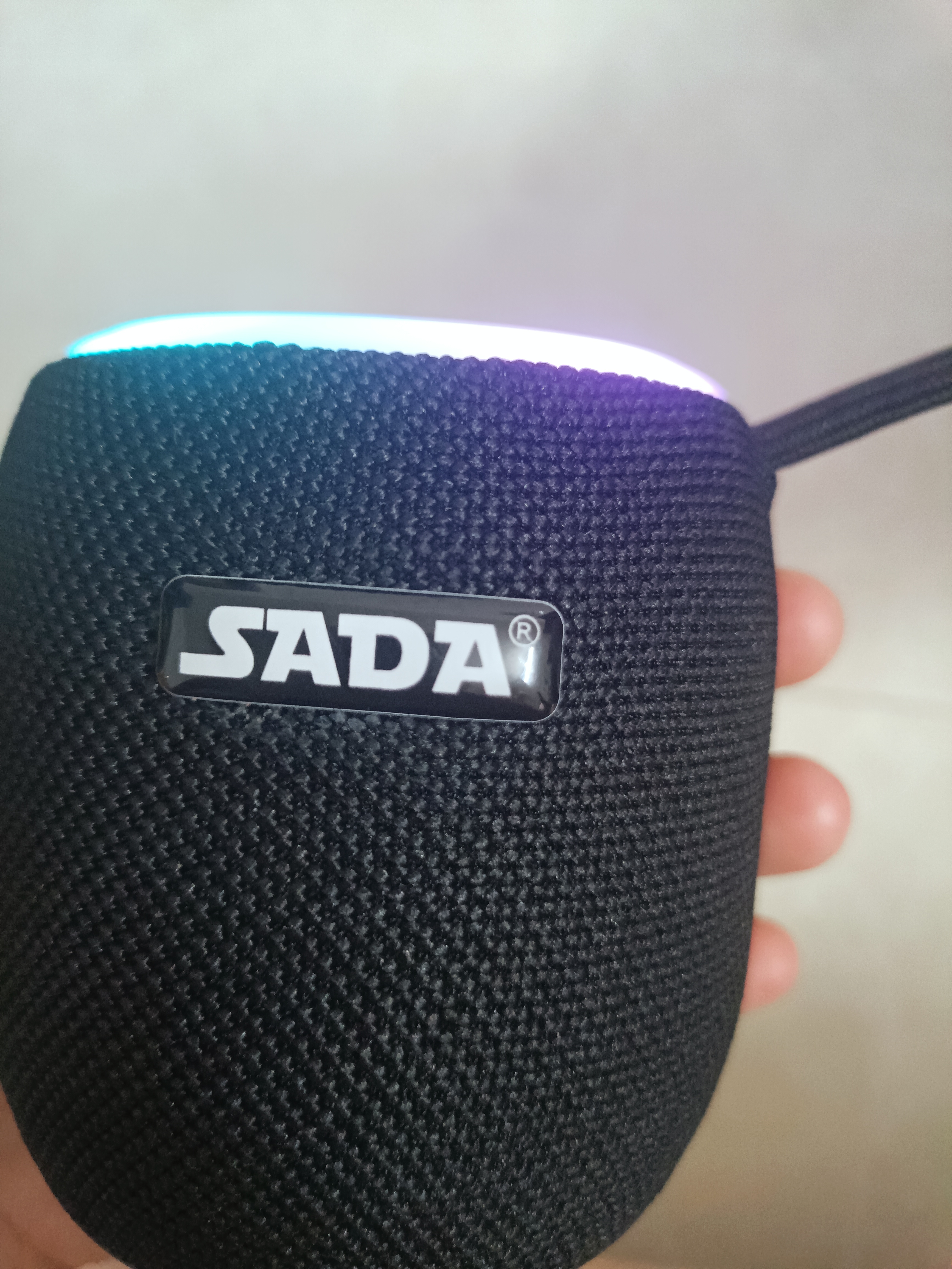赛达蓝牙音箱无线便捷式户外迷你小音响防水手机车载低音炮广场舞高音质喇叭带挂绳可收款 科技黑升级版【蓝牙5.1+立体音】 实拍图