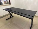 华菲丽钛戟S3同款创电竞桌分段式实木电脑桌家用可装机械臂台式学习书桌 钛戟S3同款-黑色碳纤维 160*75*75二段分板 实拍图