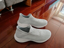 【斯凯奇制造商】男女轻质缓震厚底健步鞋舒适轻便运动鞋跑步鞋 先锋灰 43 实拍图