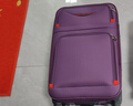 卡帝乐鳄鱼（CARTELO）布箱拉杆箱牛津布行李箱防刮抗压轻音万向轮可扩容防泼水大容量箱 紫色防泼水防刮升级款 24英寸 实拍图