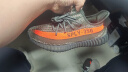 阿迪达斯三叶草Yeezy春夏透气减震椰子350V2灰橙礼物HQ7045UK9码43 实拍图