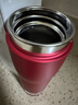 虎牌（TIGER）不锈钢原装进口保温保冷水杯MJA-B048-RMT深红色480ML 实拍图
