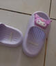 猪爸爸儿童拖鞋女童夏季2025新款室内防滑6-12岁三丽鸥宝宝亲子拖鞋紫17 实拍图