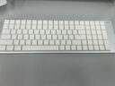 洛斐小顺FLOW2矮轴机械键盘无线蓝牙笔记本办公静音铝坨坨键盘 小顺2银色-100键（云驰轴-线性） 实拍图