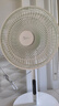 美的（Midea）【幸运草安睡风扇1S】一级能效直流变频声控电风扇家用遥控卧室静音落地扇台式桌面抗菌大风力电扇 实拍图