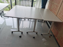义元家具培训桌会议桌折叠桌学习桌办公桌拼接电竞桌可移动课桌电脑桌 1200W*500D*750H 升级加厚钢架 实拍图