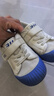 泰兰尼斯311初秋男童鞋幼儿园室内鞋透气帆布鞋防滑舒适板鞋白蓝26码 实拍图