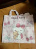 卡通kt小猫帆布包可爱猫咪大容量女士手提包多种图案学生手提袋 波点kt（不带卡套） 实拍图