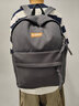 回力（Warrior）双肩包男生港风复古初高中大学生书包潮流大容量防泼水电脑背包女 灰色【带金属太空人挂件】 实拍图
