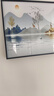 柳莺花燕免打孔电表箱装饰画现代简约客厅餐厅挂画电闸箱配电箱遮挡壁画 锦绣河山 60X40遮挡50X30表箱 上掀款 实拍图
