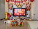 倍欢喜 龙宝宝周岁生日宴场景布置气球装饰中式抓周礼用品道具定制背景 龙宝周岁气球套餐 实拍图