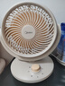 美的（Midea）【小型风扇】轻音台式桌面空气循环扇家用柔风电风扇宿舍办公迷你台扇落地扇空调伴侣 GAF18AD 实拍图