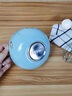 国风（GuofenG）儿童碗辅食碗316不锈钢防摔防烫碗宝宝碗儿童餐具可爱风格 【316抗菌碗】晴蓝萌兔12cm 实拍图