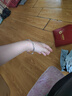 中国黄金（CHINA GOLD）足银光面素圈银手镯小众简约银镯子情人节生日礼物马年本命年礼物 【经典款】光面推拉手镯【19.5±0.5g】 实拍图