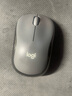 罗技（Logitech）M220 轻音鼠标 无线鼠标 办公鼠标 对称鼠标 带无线微型接收器 灰黑色 实拍图