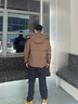 波司登（BOSIDENG）2025新款羽绒服男女同款情侣短款脱卸帽90绒修身外套B250245910XS 【店长推荐】褐菇棕|7C35 XL 175/96A 体重约140-155斤 实拍图