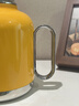 尚明（SAMADOYO）便携焖茶壶抑菌镀钛户外旅行保温杯家用办公茶水分离焖泡水杯茶具 杏黄色 600ml 实拍图