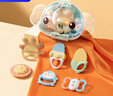 澳贝（auby）婴幼儿童玩具新生儿用品0-6个月安抚防吃手摇铃硅胶牙胶6件收纳盒 实拍图