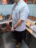 丽都依臣厨师工作服 白色长袖秋款厨师服单上衣酒店食堂餐饮厨师工作服男女吸汗透气 实拍图