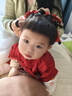 舒贝怡婴儿衣服短袖套装夏季宝宝纯棉短裤两件套儿童外出衣服 白色90CM 实拍图
