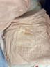 浪莎睡衣女夏季可外穿纯色长袖宽松休闲大码家居服套装 粉色【开衫款 四季可穿】 M 实拍图