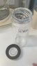 希诺玻璃杯单层加厚大容量家用办公泡茶杯子男车载水杯XN-6017L 530mL 实拍图