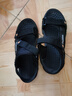 昌祥回力凉鞋男新款夏季外穿开车透气夏天防滑耐磨男士运动休闲沙滩凉拖男 黑色 44 实拍图
