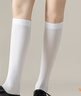 浪莎女士袜子女长筒过膝袜春夏天鹅绒中筒小腿袜微压显瘦白色长筒袜 实拍图