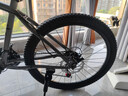飞鸽（FLYING PIGEON）山地自行车成人男女变速山地车青少年中小学生车越野户外骑行单车 【高碳钢】G8002代-辐条轮-灰色 24寸轮组（适合145-170cm） 24速标准版 实拍图