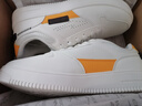 鸿星尔克男鞋简约滑板鞋男子春夏季低帮厚底舒适休闲鞋街头运动鞋子男春辰 橡芽白/芒果黄（春辰） 40 实拍图