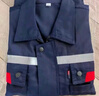  乾朗 春秋防静电工作服套装男女长袖厚款耐磨劳保服带反光条电焊工服汽修工程服加油站电力局工装可定制logo 藏蓝色春秋套装180 实拍图