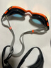 速比涛（Speedo）Cyclone3高清防雾精工镀膜泳镜游泳装备 黑色/银色 实拍图