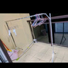 妙美简易晾衣架落地折叠家用卧室阳台晒衣架晾衣挂架宿舍晾衣杆2.4米 实拍图
