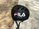 斐乐FILA专业滑板头盔成人儿童安全帽滑板车自行车安全头盔 黑色 L码 实拍图