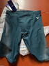 美津浓（MIZUNO）泳裤男士防尴尬大码长款5分裤专业速干抗氯游泳衣装备B1127兰M 实拍图